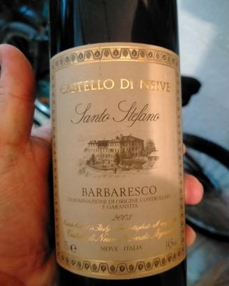2 bottiglie Barbaresco DOCG Santo Stefano 2003
