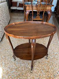 Carrello vintage in legno originale anni Sessanta