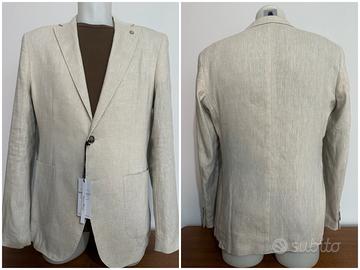 Giacca in lino Sonny Bono tg 48 colore Beige