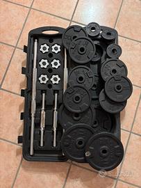 Pesi palestra manubrio