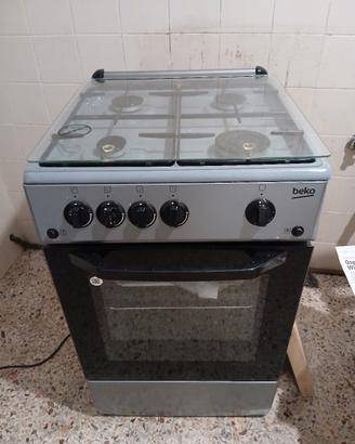 cucina a gas beko 4 fuochi forno elettrico 
