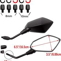 Coppia di specchietti universali per moto