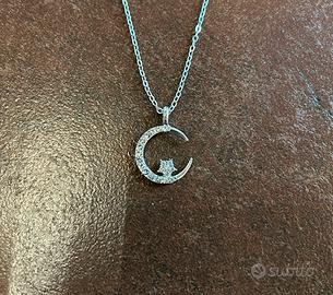 Collana Luna Stella Color Argento