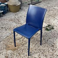 Sedie gaber moon Blu da interno