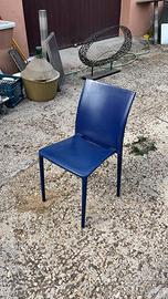 Sedie gaber moon Blu da interno