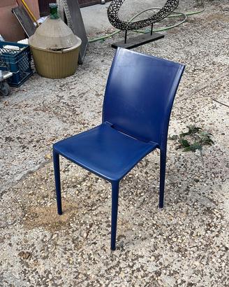 Sedie gaber moon Blu da interno