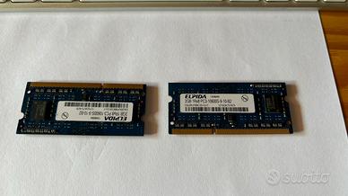 Apple elpida 2gb ram imac originali 1Rx8 PC3