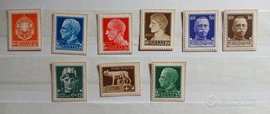 Regno 1929/ 42- serie imperiale MH