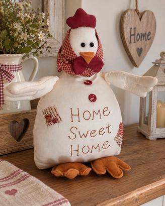 Fermaporta gallina Home Sweet Home