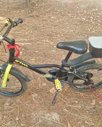 bici bimbo btwin 16 + rotelle