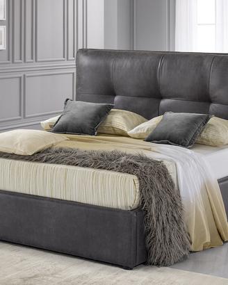 Letto matrimoniale contenitore + materasso