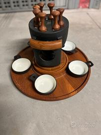 Set per fonduta in ghisa completo - Super prezzo