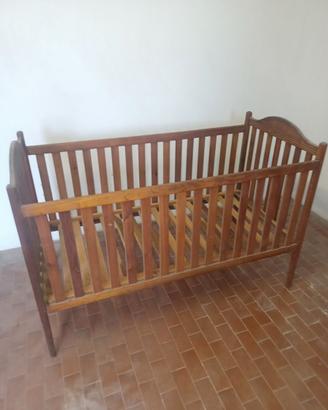 LETTINO IN LEGNO ANNI 60