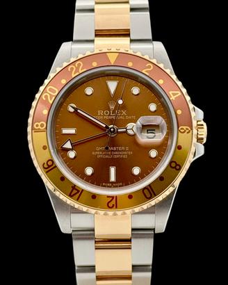 rolex gmt master 2 rootbeer 40 mm ref 16713 2003