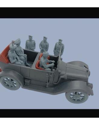 SOLDATINI DI PLASTICA TNSOLD, MACCHINA TEDESCA WW1