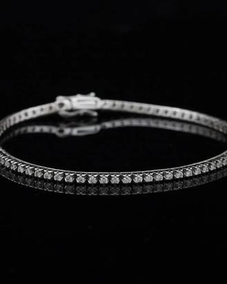 TENNIS GIORGIO VISCONTI ORO 18KT BRILLANTI 1.00 CT