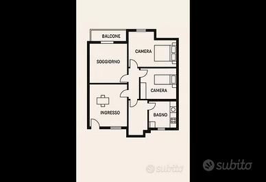 BILOCALE con BALCONE - ALBANO