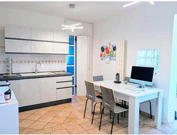 Attico con terrazza attrezzata vista mare