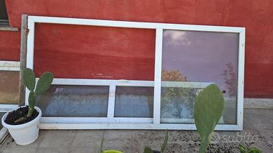 FINESTRA + 2 x PORTA FINESTRA VASISTAS CON TELAI!