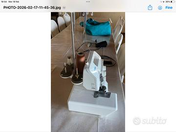 Macchina taglia e cuci juki  Mo 654 De