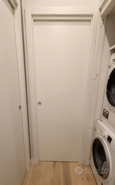 Porta scorrevole bianco opaco