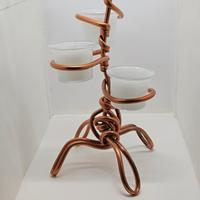 portacandele in rame 