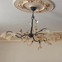 Lampadario ferrobattuto