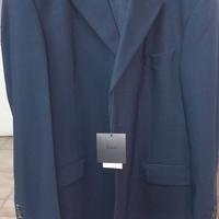 vestito completo di giacca, pantaloni e gilet blu