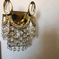 Set da 2 Applique in cristallo Swarovski - Oro