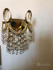 Set da 2 Applique in cristallo Swarovski - Oro