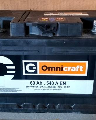 batteria omnicraft 60 Ah originale ford