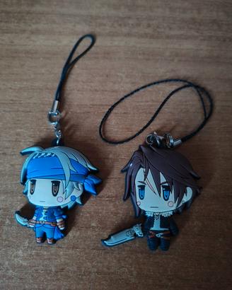 Locke e Squall Final Fantasy VI VIII portachiavi
