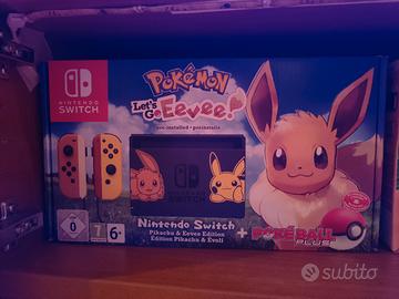 Nintendo switch Pokemon let's go Eevee consolle