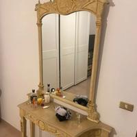 Console con specchiera