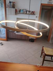 ideal lux OZ SP led bianco oro 