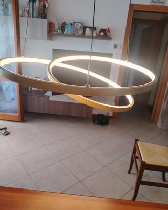 ideal lux OZ SP led bianco oro 