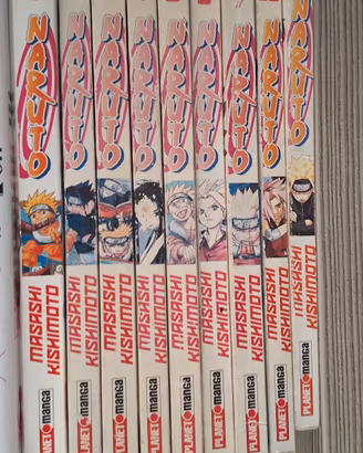 Manga Naruto 9 volumi in serie rossa