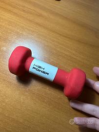 Manubrio peso da 1kg rosso high power