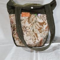 Borsa in broccato e velluto