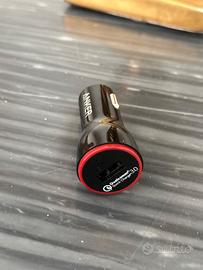 x2 caricabatterie auto cellulare usb