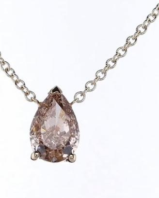 Collana 14 carati con diamante 0,81 carati