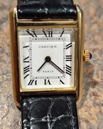 CARTIER TANK " PARIS" ORO 18 KT MECCANICO VINTAGE