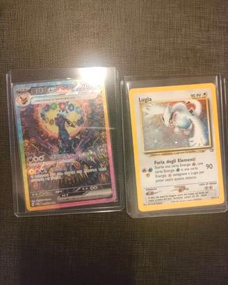 Lotto carte Pokemon umbreon e lugia