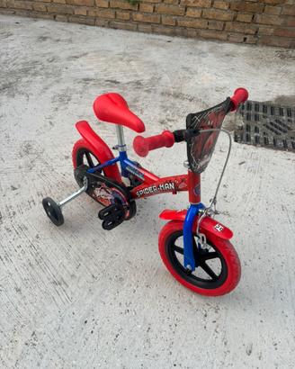 Bici bambino spider man 14 pollici