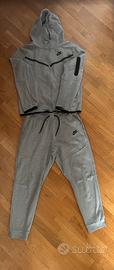 Tuta Nike Tech Fleece Grigia Originale - Completo