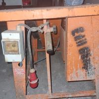 sega a banco per lega camino con disco diamantato