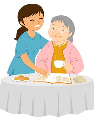Badante italiana a ore, convivente, sostituzione