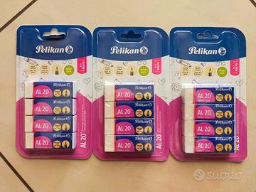N°3 Confezioni da 4 Gomme PELIKAN AL 20 