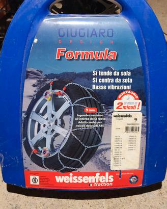 Catene da neve Weissenfels Giugiaro NUOVE 