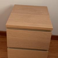 •Cassettiera MALM con 2 cassetti•